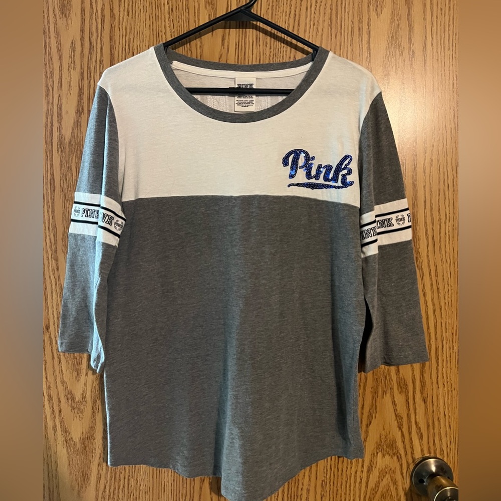 PINK 1/2 Sleeve Tee